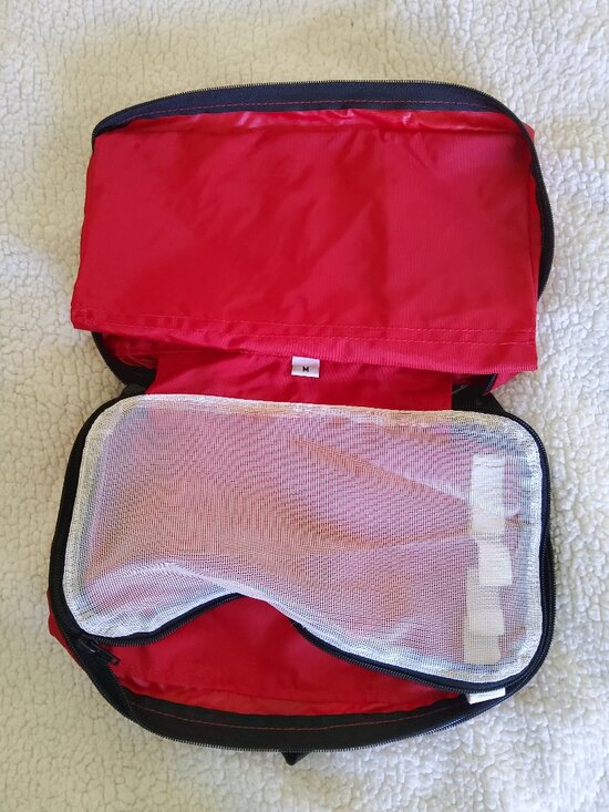 Other - Outdoor Research Red Zip Travel Pouch Organizer Bag Vintage Made in USA Seattle